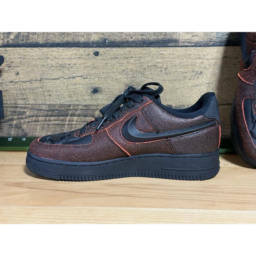 🔥💀Nike Air Force 1 Low Halloween Skull HV2016 001 Size 8 Or  Womans 9.5 NEW